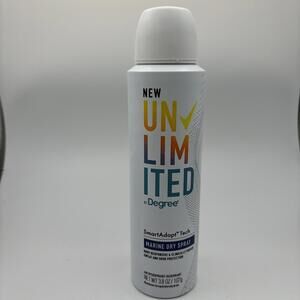 Unlimited By Degree Aerosol Deodorant Marine Dry Spray